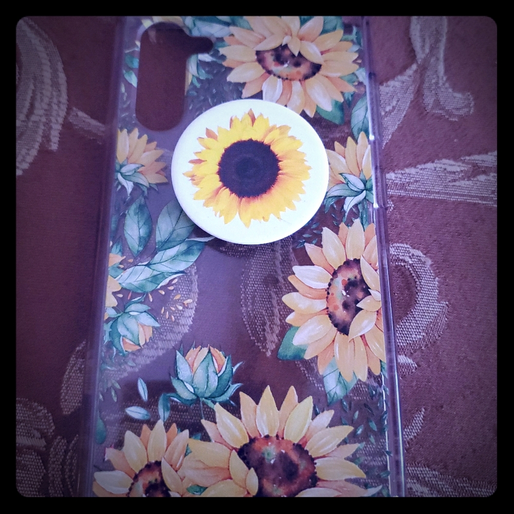 Galaxy Note 10 Skin and Pop Socket